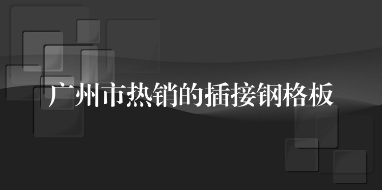 广州市热销的插接钢格板